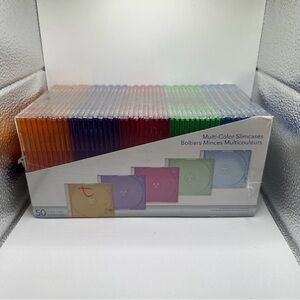 Multi-Color Slim CD Cases